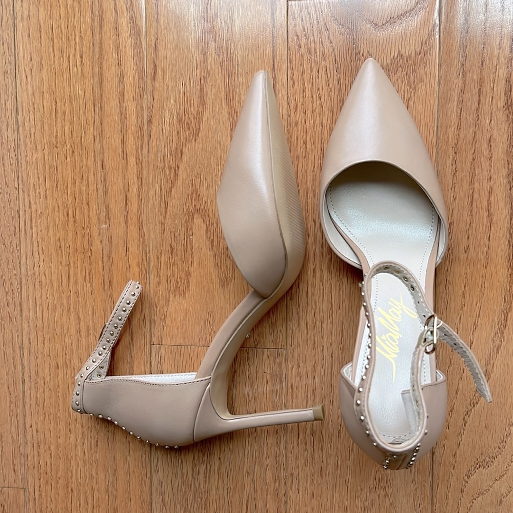 MiaMay, Leather beautiful pair of high heels shoes, size 7-7,5